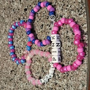Kandi rave bracelets